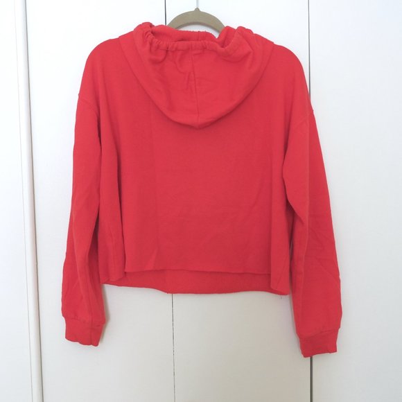 Disney Micky Mouse Cropped Red Hoodie - Picture 2 of 5